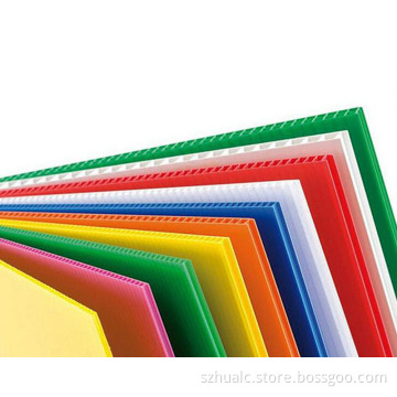 Plastic hollow partition